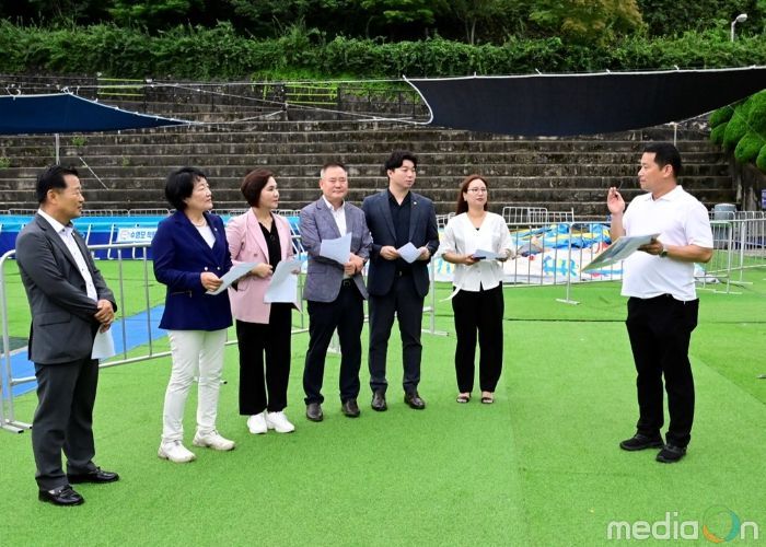 북구의회 안전도시위원회, 야외물놀이장 현장점검 실시