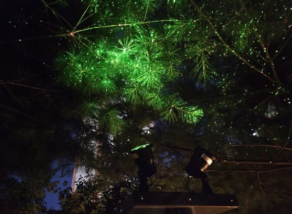 장덕 바람숲길 야간 조명 현장 사진