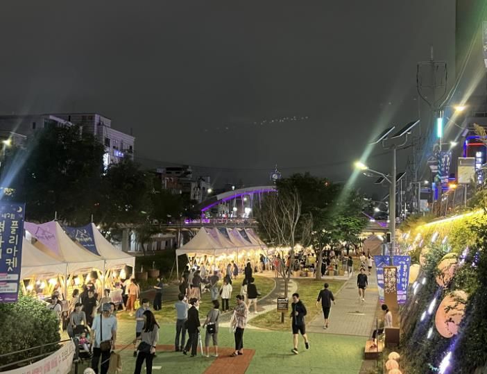 지난해 별사리 플리마켓 전경