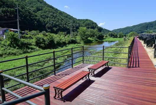 횡성군 청일면 고시리 둘레길 보행로 조성