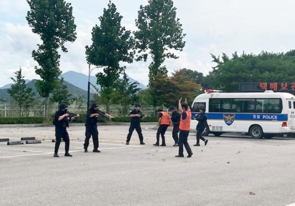 정읍시, 정읍교도소에서 드론테러 대응훈련…실전 같은 상황서 위기 대응 강화