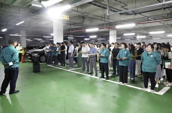 수원시 팔달구, 을지연습 연계 민방공 대피훈련 실시