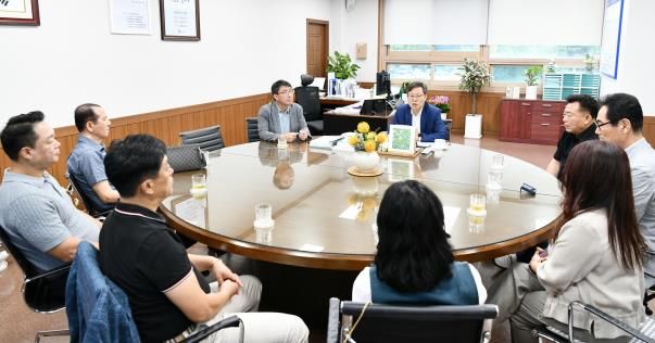 수원시 영통구 박사승 구청장, 영통구 바르게살기운동위원회 간담회 개최