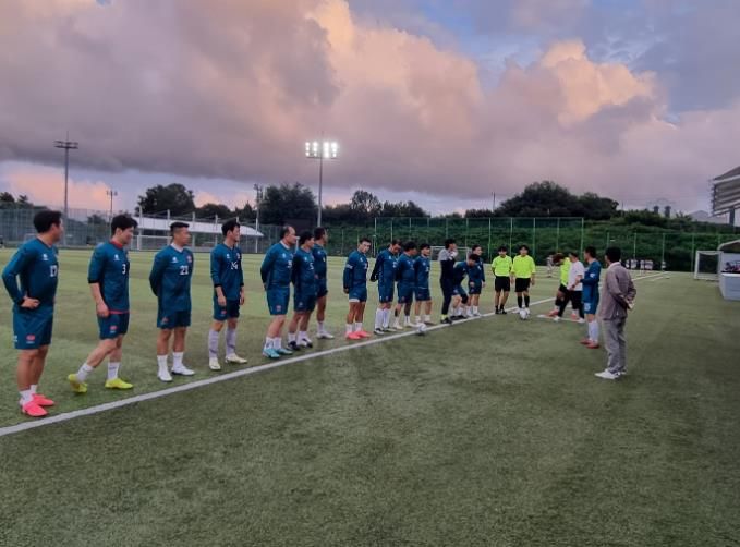 김제시체육회, 도민체전 참가선수단 훈련장 찾아 격려