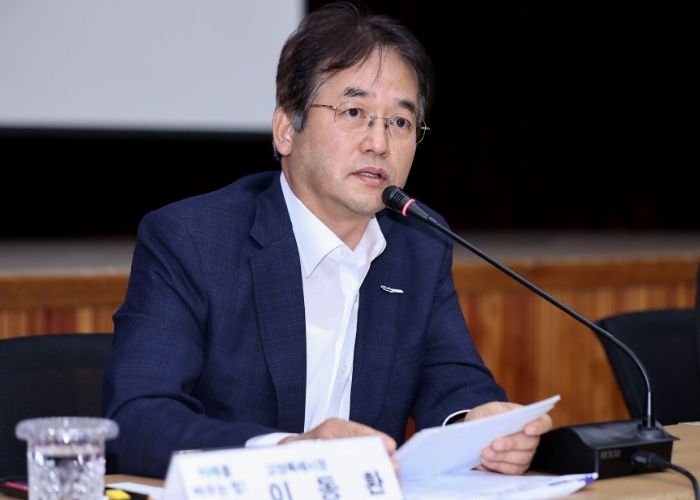 K-컬처밸리 주민설명회에서 발언 중인 이동환 고양특례시장