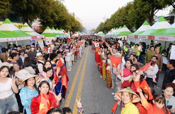 광산세계야시장 행사 사진
