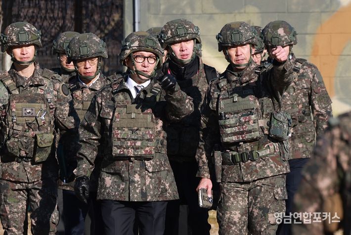 김민석 국무총리 육군 제9보병사단 방문